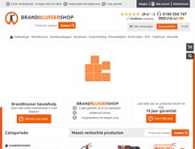 Tablet Screenshot of brandblussershop.eu